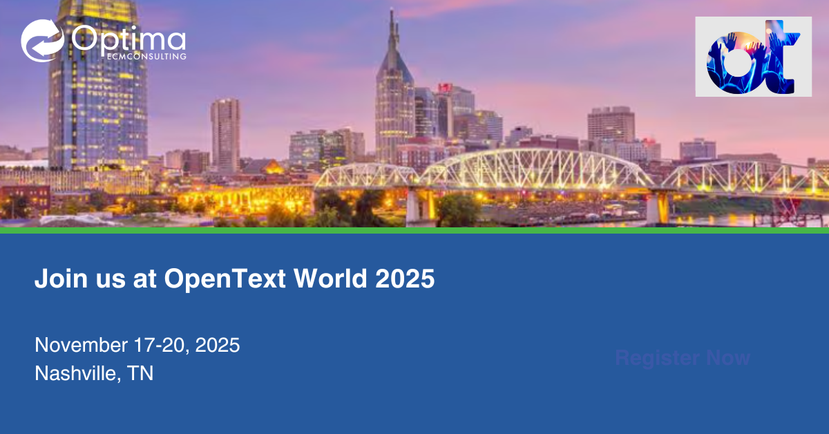 Join us at OpenText World 2025