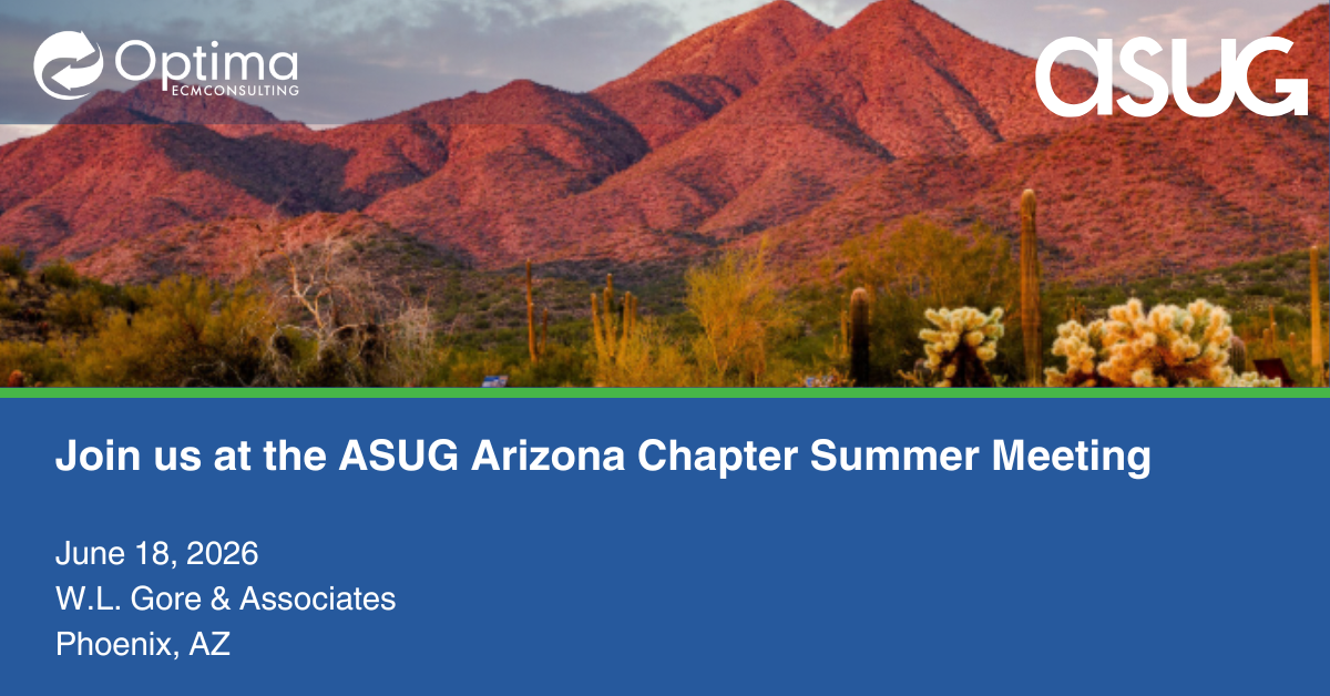 ASUG Arizona Chapter Summer Meeting