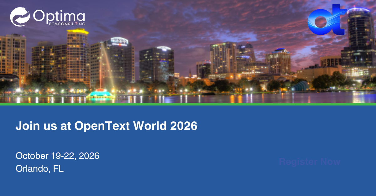 Join us at OpenText World 2026
