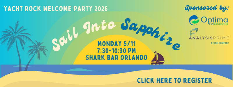Sail Into Sapphire Welcome Party